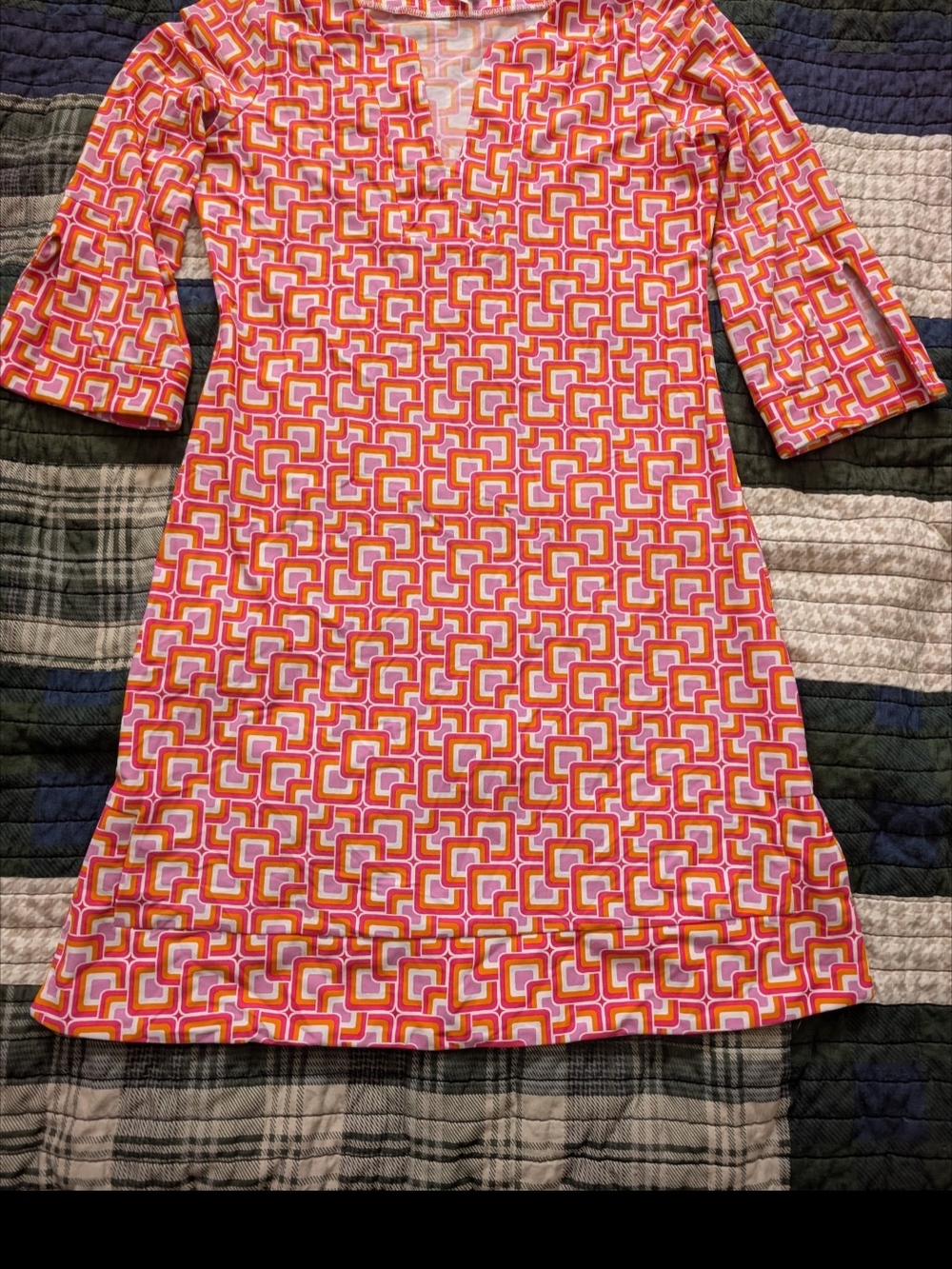 Jude Connally Geometric Dress Xsm